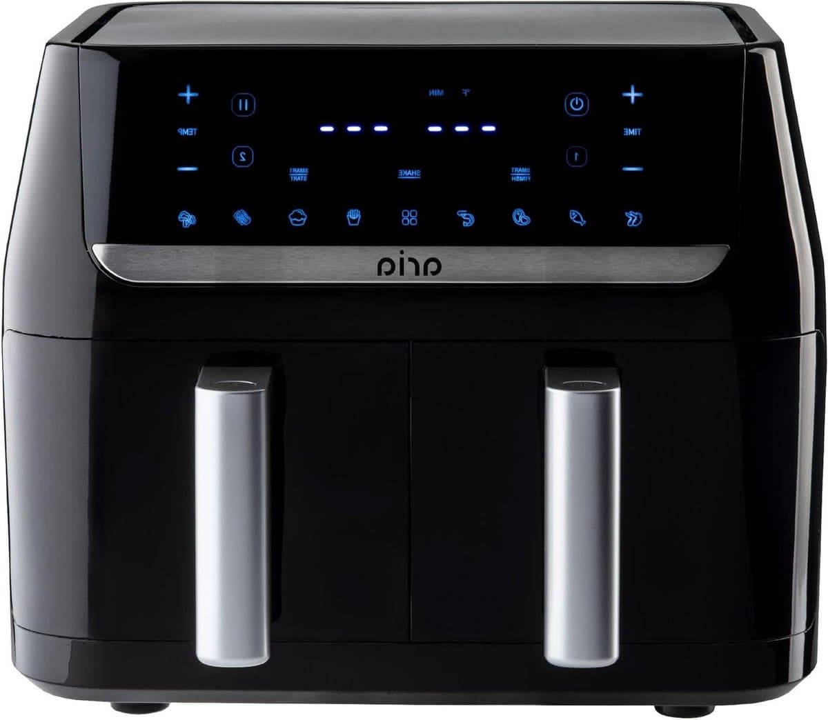 Dubbele Heteluchtfriteuse - Airfryer met 2 Manden - Gezinsmaaltijden Bereiden - Slimme Sync Functie - 10 Quarts - Zwart — afbeelding 1