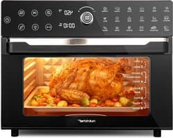 Airfryer Oven - Heteluchtfriteuse XXL - Gezond Koken - 360° Hete Lucht Systeem - 32L - Zwart