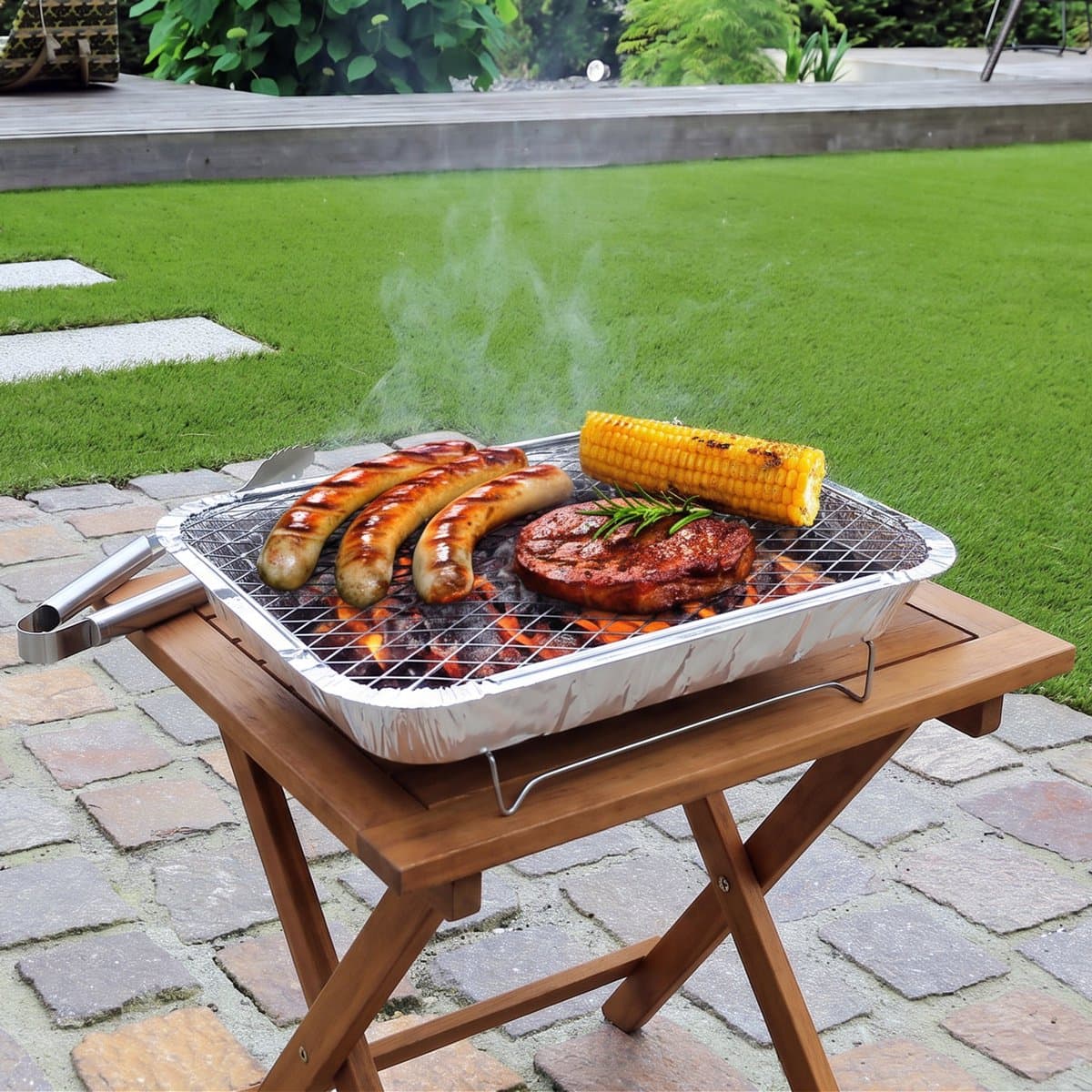 “ELITE” instantbarbecue 48×31×6 cm — afbeelding 1