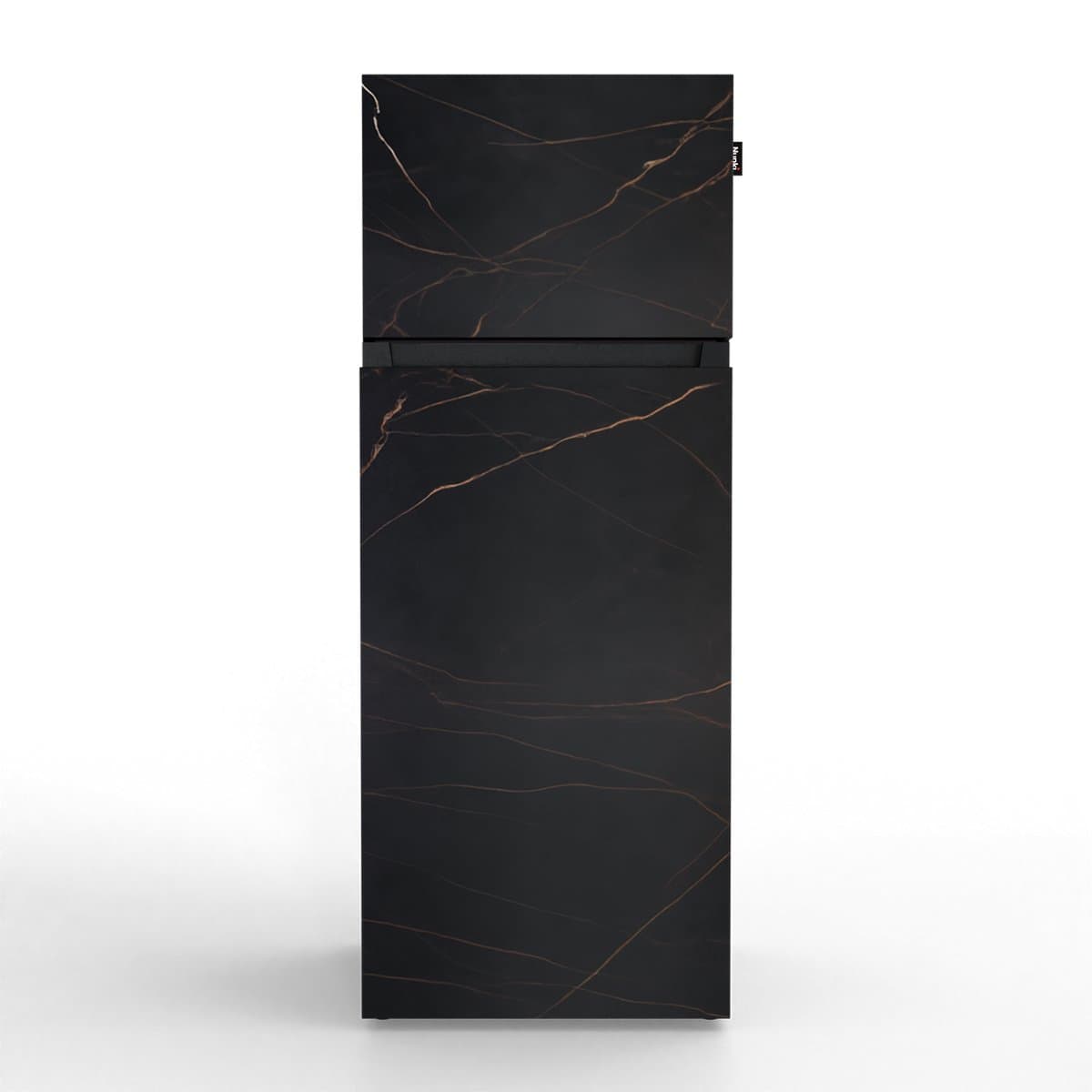 NUNKI MEDIUM-FLAU / Dubbel-Deurs Koelkast, E Klasse, 206l, Donkere Marmerlook Laurent, Satin (FRONT only) — afbeelding 1