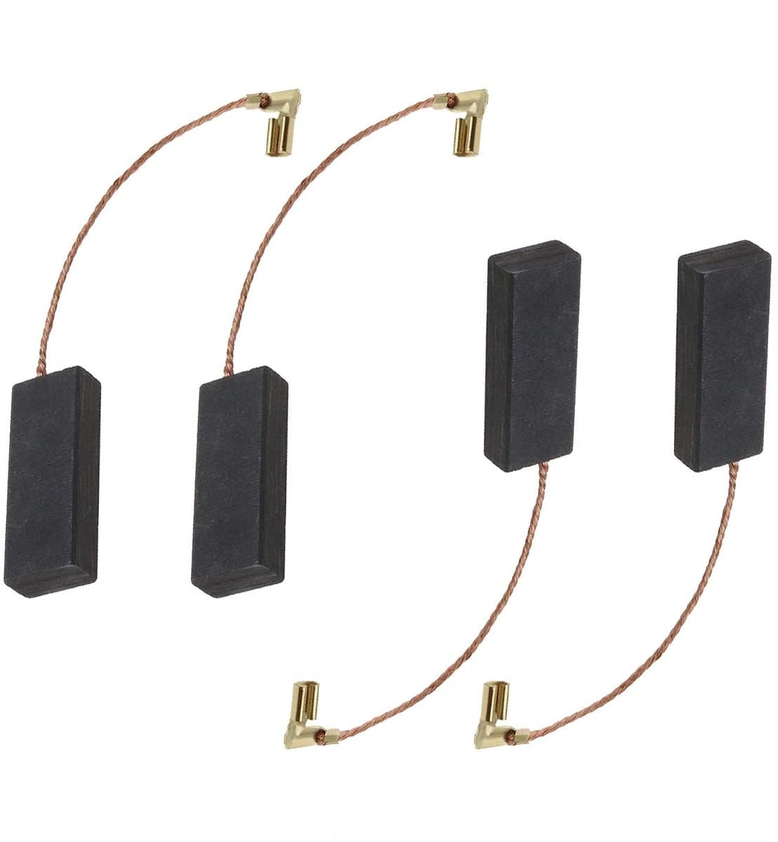 JHUBERS- Koolborstels 2 Pairs - Vervanging voor Grasmaaier - 29x11.2x6.2mm - Compatibel met Flymo/Dewalt - Hoge sterkte - Lange levensduur - Koolborstel — afbeelding 1