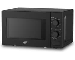 Magnetron met grill - Oven combi - Snel eten bereiden - 9 programma's - 20 liter - Zwart