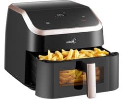 Airfryer 8-in-1 - Heteluchtoven - Gezond Koken - Grote Capaciteit - 8.5 Liter - Zwart