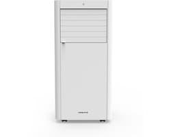 CREATE - Mobiele airco 4-in-1 WiFi 9000 BTU met warmtepomp - Wit - Met afvoerset voor schuifraam en draai-kiepraam - SILKAIR DUAL CONNECT 9000