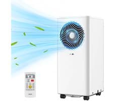 AUX 3-in-1 mobiele airconditioner 9000 BTU (Tot 36m2) , energieklasse A, wifi & afstandsbediening, 4 standen, zelfdemping, koelmiddel R290, wasbaar filter, inclusief raambeugel