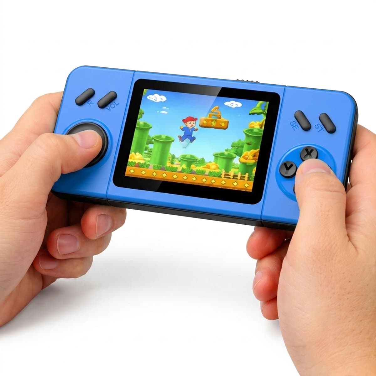 Retro Game Console – Handheld Spelcomputer voor kinderen – Gameboy – Reisspeelgoed – LCD-kleurenscherm – 266 Games — afbeelding 1