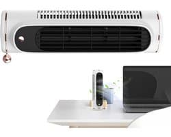 Bladloze Torenventilator - Persoonlijke Circulator - Persoonlijke Koeling - Stille Magnetische Motor - 293 x 96 x 293 cm - Wit