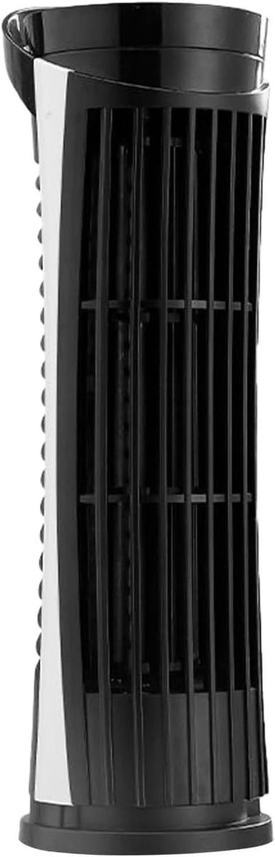 Kleine Torenventilator - Draagbare Ventilator - Frisse Lucht - Stille Werking - 27 cm Hoog - Zwart — afbeelding 1
