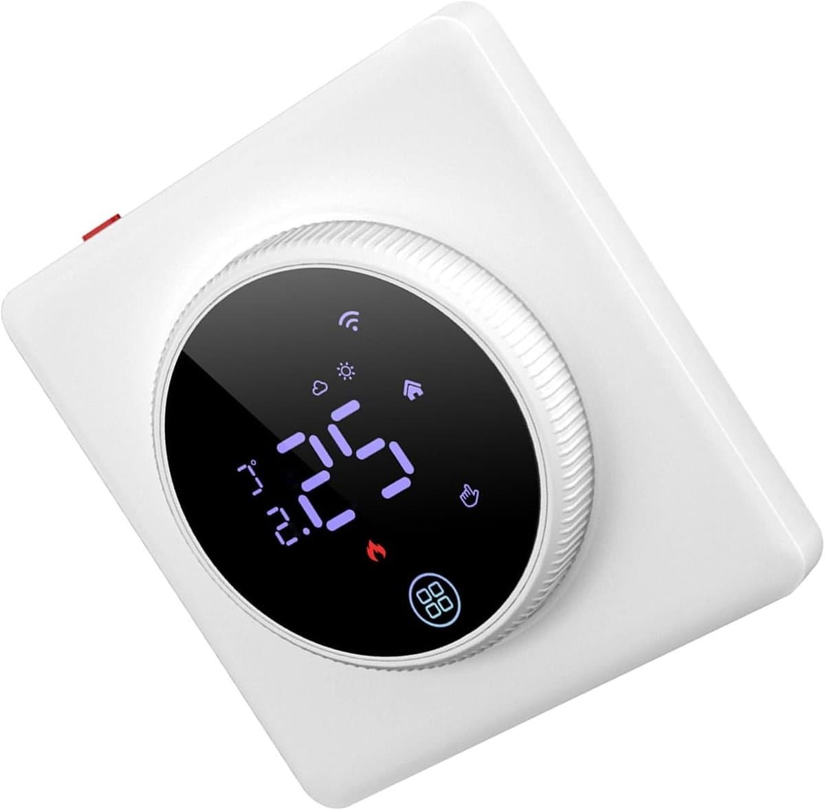 Slimme Thermostaat - Wifi Regelaar - Energie Besparen - App en Spraakbediening - 5-70 Graden - Wit — afbeelding 1