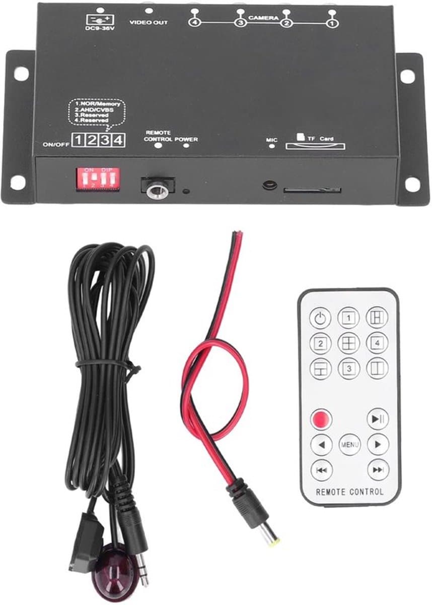 Dailygoody - Auto Mobiele Videorecorder - 4-kanaals Mini — afbeelding 1