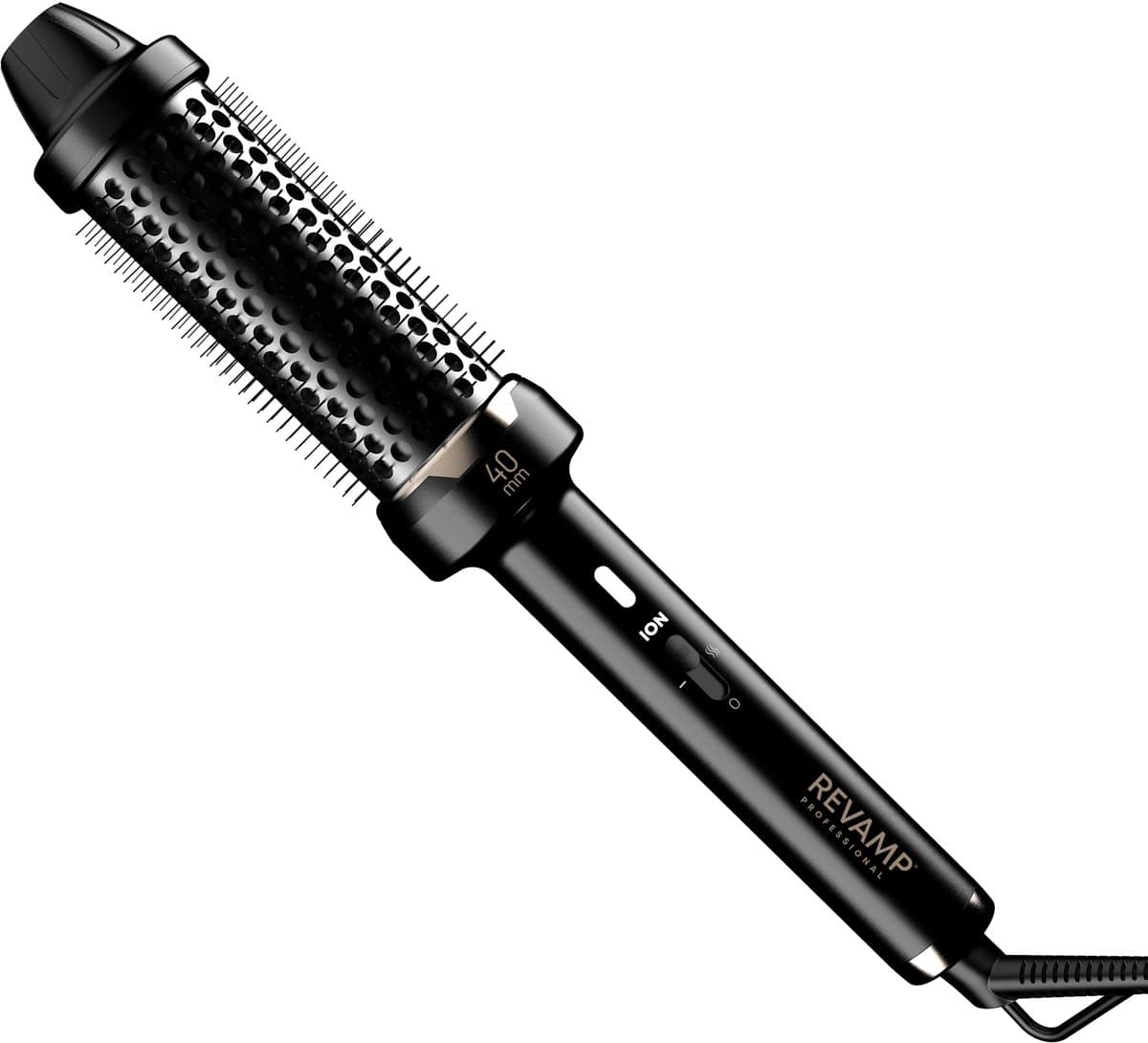 REVAMP Progloss Big Round Brush BR1400A Stijlborstel Zwart — afbeelding 1