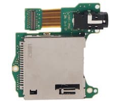 Speelcartridge slot, metalen host kaartslot + ABS, cartridge houder, hoofdtelefoon jack, voor switch console