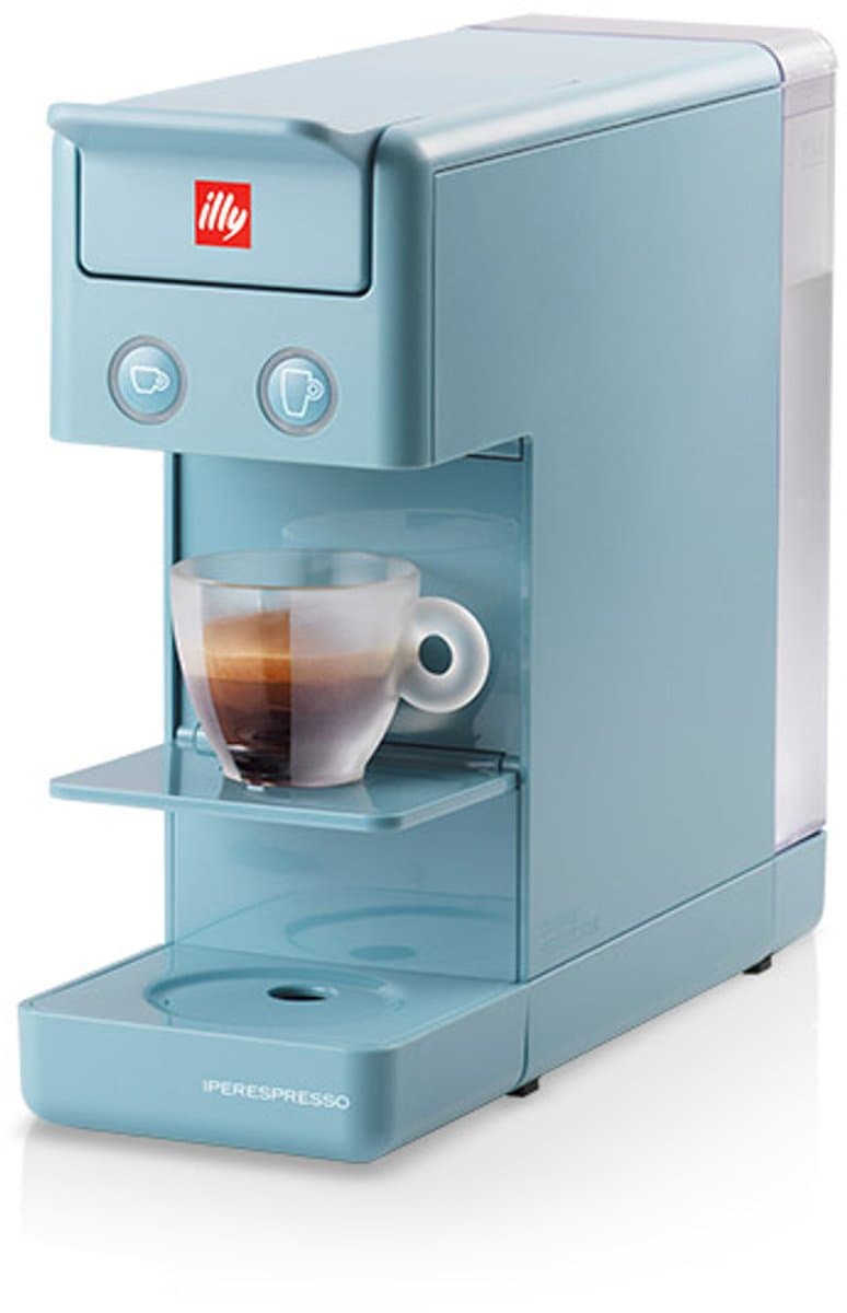 illy Y3.3 iperespresso koffiemachine – compact espresso apparaat – licht blauw - Amalfi – eenvoudig in gebruik — afbeelding 1