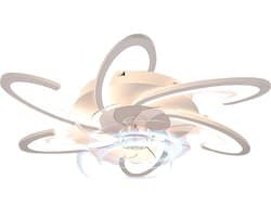 TamTrade Plafondventilator - Plafond ventilator met verlichting - LED - Dimbare verlichting - ABS-ventilatorbladen - 6 Snelheden — afbeelding 1