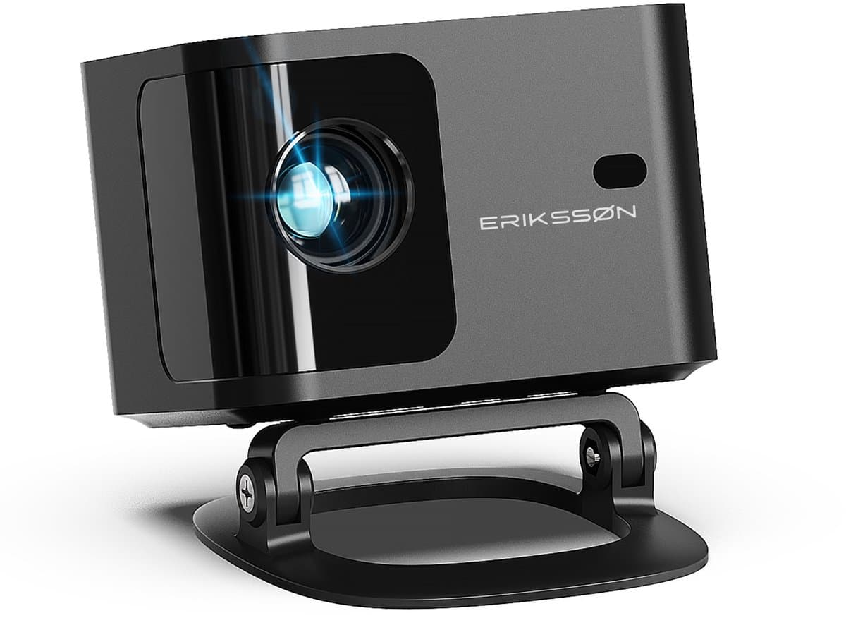Erikssøn Beamer Prime - Incl. Standaard - Streamen Vanaf Je Telefoon - 6600 Ansi-Lumens - Projector - Mini - Beamers — afbeelding 1