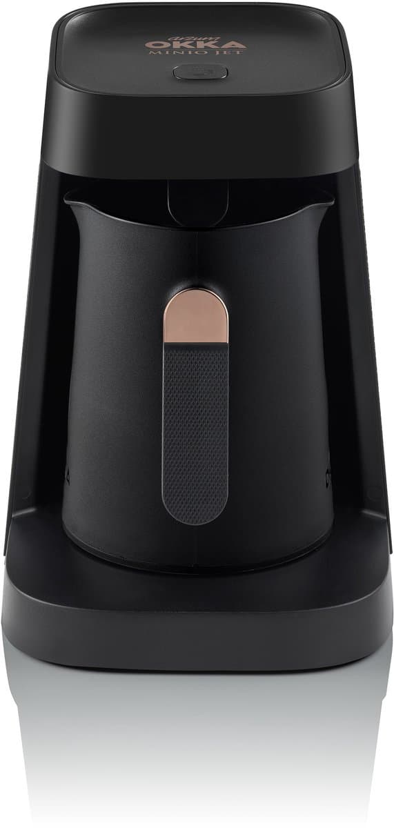 Arzum OKKA Minio Jet Turks Koffiezetapparaat OK0017-0400 | Zwart/Koper - Dubbelzijdige koffiepot - 1-5 kopjes - 480W — afbeelding 1