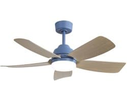 Plafondventilatoren van 42 inch met 22W LED-verlichting en afstandsbediening, 5 ABS-ventilatorbladen voor slaapkamer, woonkamer, eetkamer en kantoor