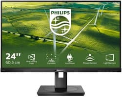 Philips 242B1G - Full HD IPS Monitor - USB-hub - 24 inch - Ergonomische Verstelopties — afbeelding 1