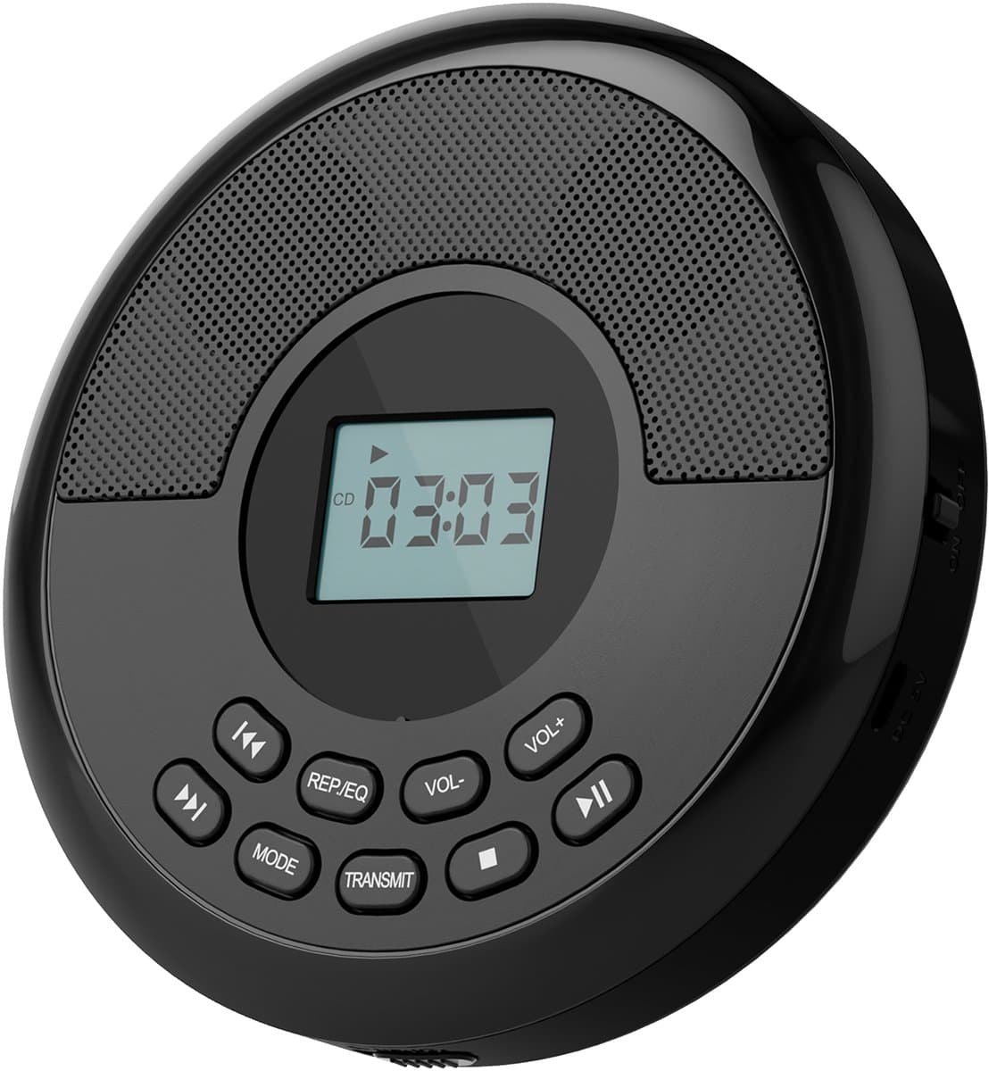 YONO Discman Bluetooth - Draagbare CD Speler - Portable met Oortjes - MP3 - Zwart — afbeelding 1