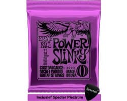 Ernie Ball 2220 Power Slinky Elektrisch Gitaar Snaren 11-48