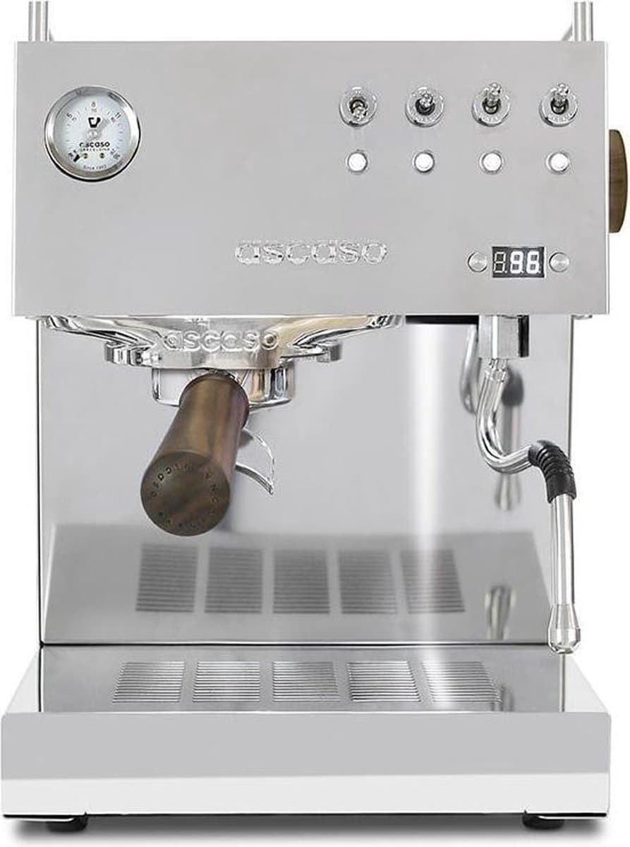 Ascaso Steel Uno PID Espresso machine - Roestvrij staal/Hout — afbeelding 1