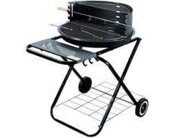 Master Grill MG925 - Houtskoolbarbecue - Opvouwbaar - Met Wielen - Emaliestalen Bouw