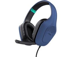 GXTrust Zirox - Gaming Headset - Bedraad - 50mm Drivers - Over-ear - Blauw