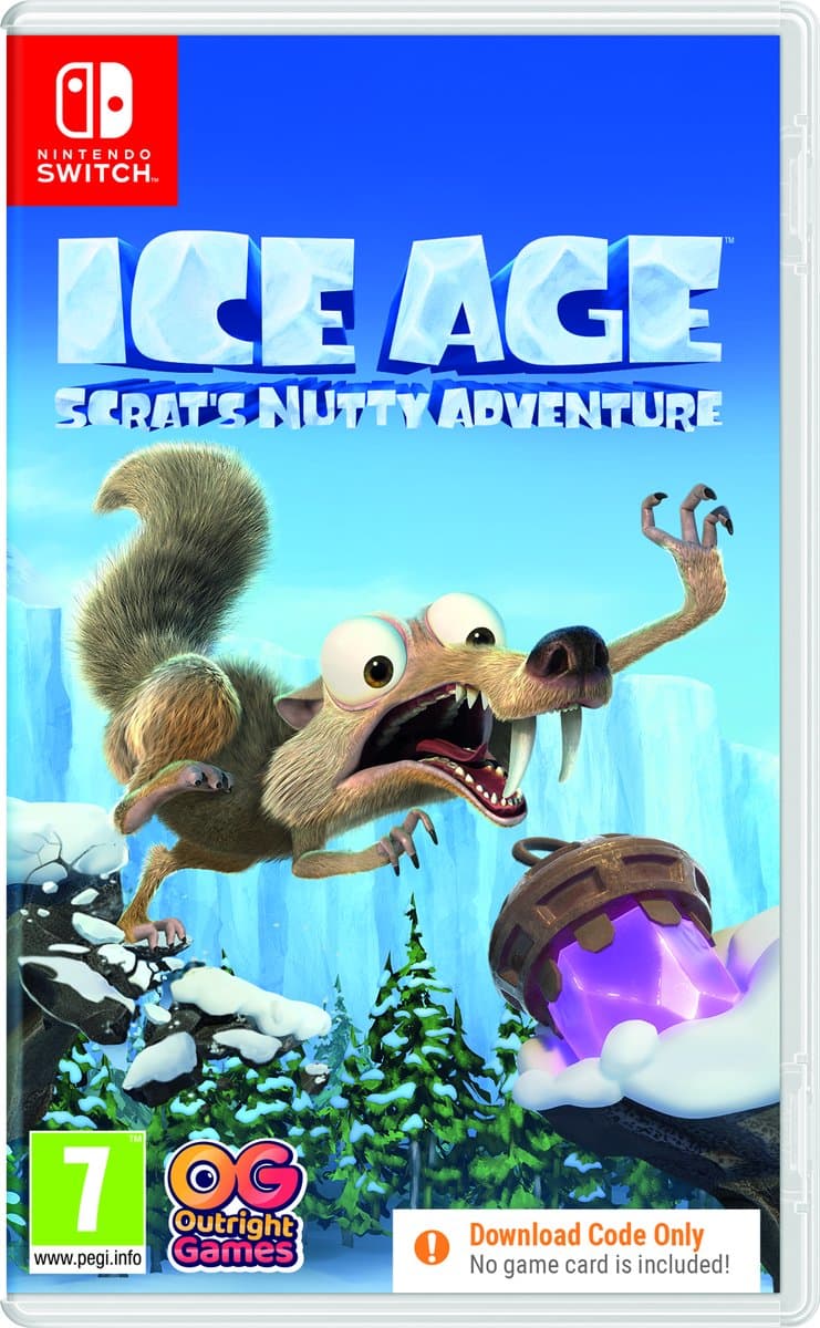 Ice Age: Scrat's Nutty Adventure - Nintendo Switch (Code in a Box) — afbeelding 1