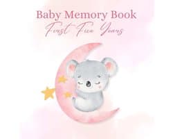 Baby Memory Book: First Five Years | Pink Koala Cover