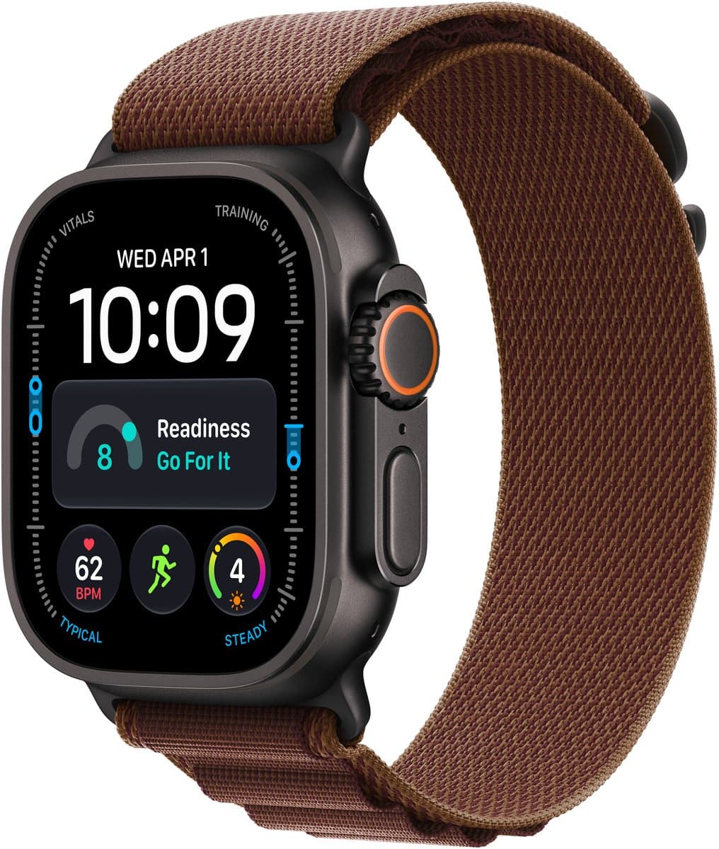 Apple Watch Ultra 4 - 49 mm - Rood Alpine-bandje - M — afbeelding 1