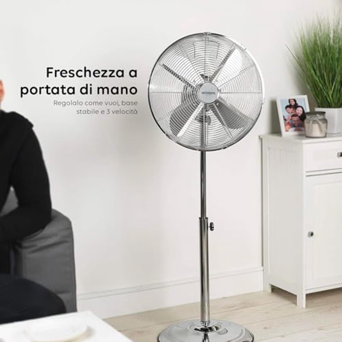 Stalen Ventilator voor Optimaal Comfort en Koelte — afbeelding 1