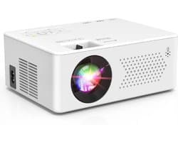 SCH® Mini beamers - Projector - Mini beamer - Wit - 14cm x 7cm x 18cm