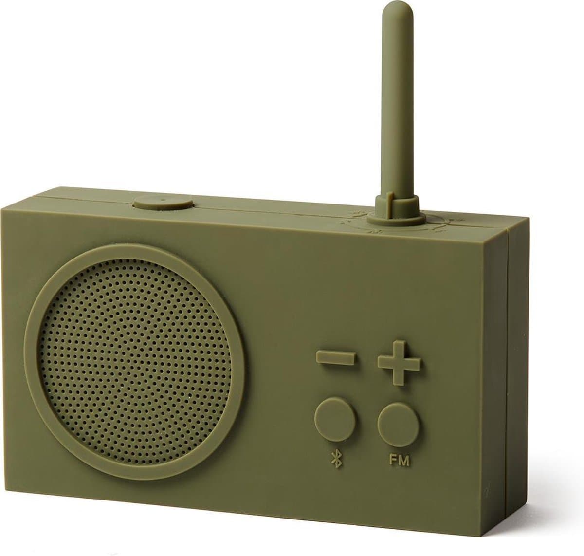 Lexon Tykho 3 badkamerradio kaki - Bluetoothspeaker — afbeelding 1