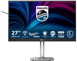 Philips 27B2U4601/00 computer monitor 68,6 cm (27") 2560 x 1440 Pixels Quad HD LCD Grijs