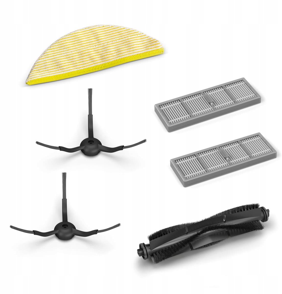 Karcher RCV 5 Accessoireset: Hoofdborstel, Zijborstels, Filters, Doek — afbeelding 1
