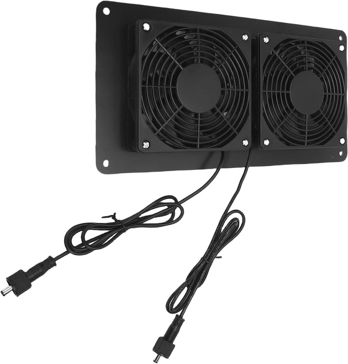 Ventilatieventilator voor Optimale Luchtstroom - Dubbele Ventilator Configuratie met 43.4 CFM — afbeelding 1