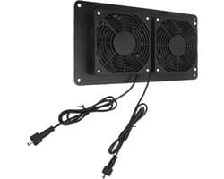 Ventilatieventilator voor Optimale Luchtstroom - Dubbele Ventilator Configuratie met 43.4 CFM