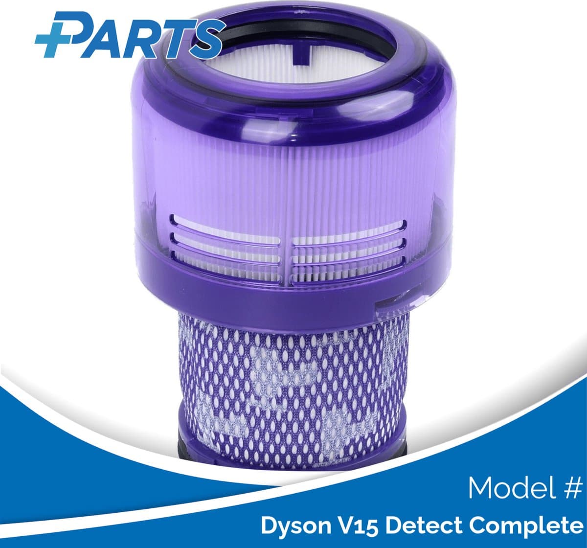 Dyson V15 Detect Complete Filter (Plus.Parts® alternatief voor 970013-02) — afbeelding 1