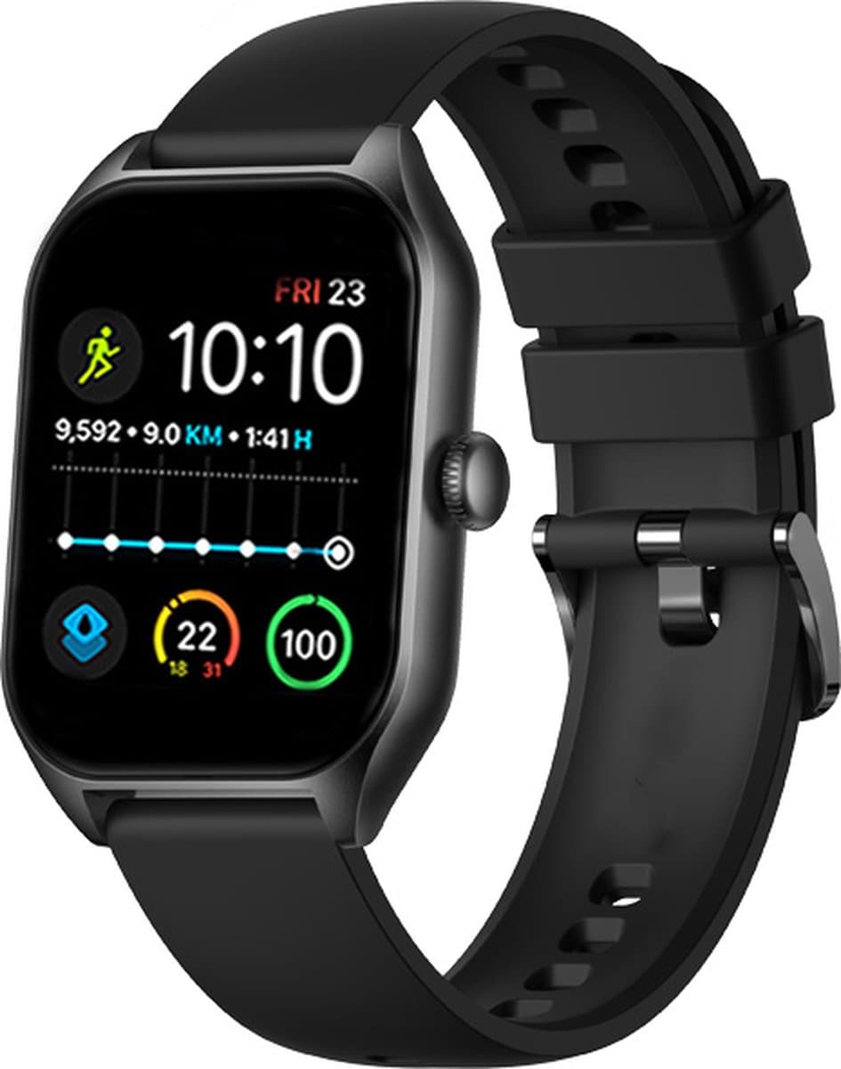 Royal Supplies C50 - Smartwatch- Smartwatch Dames & Heren - Screenprotector - 2026- Bellen- HD Touchscreen - Horloge - Stappenteller - Bloeddrukmeter - Saturatiemeter - IOS & Android - Zwart — afbeelding 1
