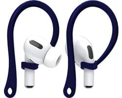 Ibley EarLoop Sport hooks blauw voor Apple AirPods Pro 1/2 & AirPods 3/4 - Oorhaken - Siliconen sport haken - Geschikt voor AirPods Pro 1/2 en Apple AirPods 3/4 - Set van 2