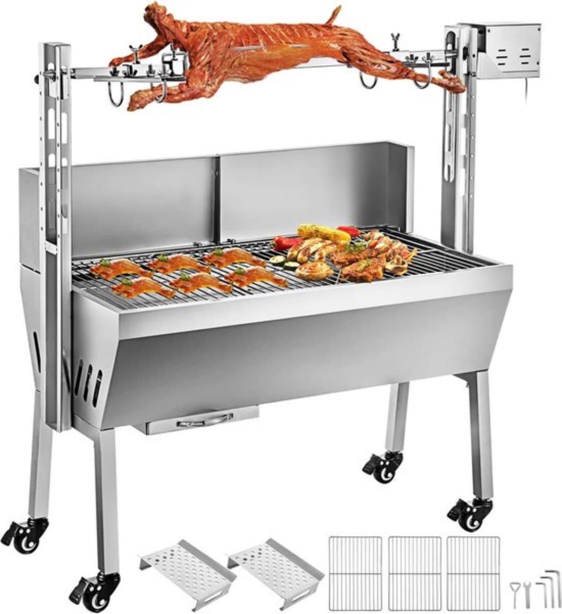 Elektrische BBQ - Grill Functie - Rookvrij Voor Binnen of Buiten - Moderne Look — afbeelding 1