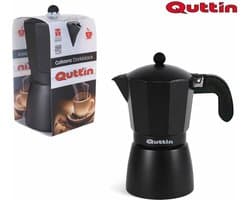 Quttin espresso maker - 9 kopjes - aluminium