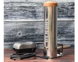 Dymbox 1,3L koud rookgenerator (Nu incl. 2 KG hout snippers, luchtpomp) voor rookovens rookkasten en BBQ ( cold smoker ) koud rook generator CSG