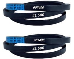 Grasmaaier aandrijfriem - Vervangende riem - Onderhoud tuin - Exacte pasvorm - 1/2 x 50 inch - Zwart