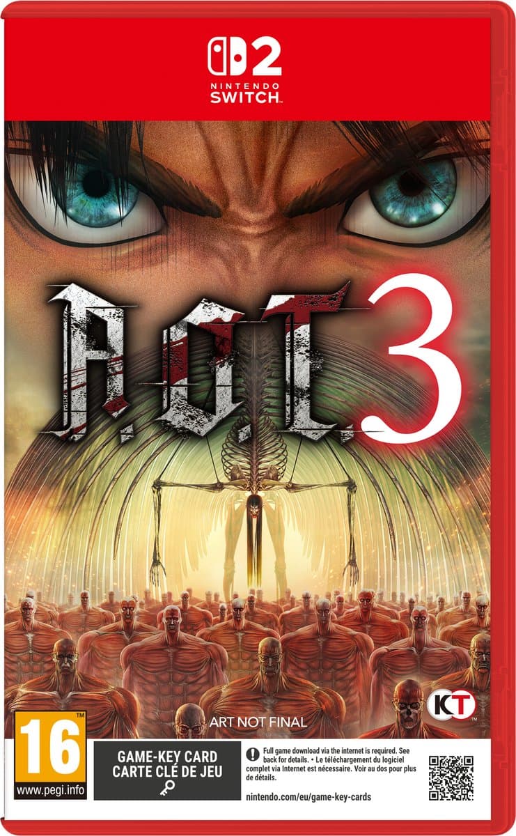 A.O.T. 3 - Steelbook Launch Edition - Nintendo Switch 2 — afbeelding 1