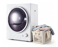 Mini Wasdroger - Ablufttrockner 2,5 kg wandmontierbar PTC-Keramikheizung 850W - Kleine Ruimtes - 49,5cm - 2,5 kg
