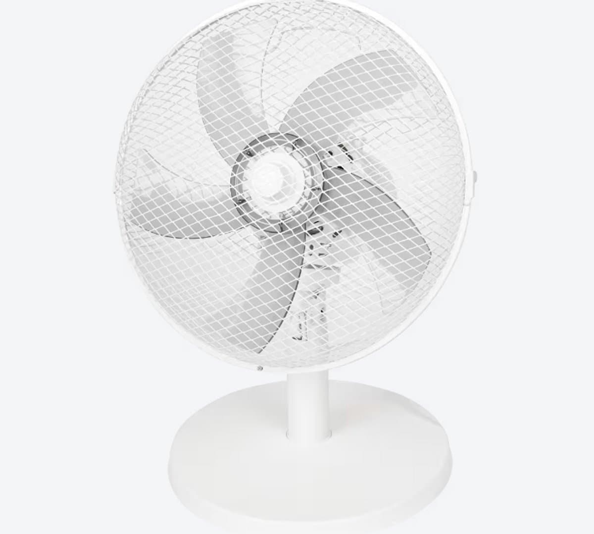 Kinzo, Tafelventilator, diameter 30 cm, Wit, 3 snelheden, 35W — afbeelding 1