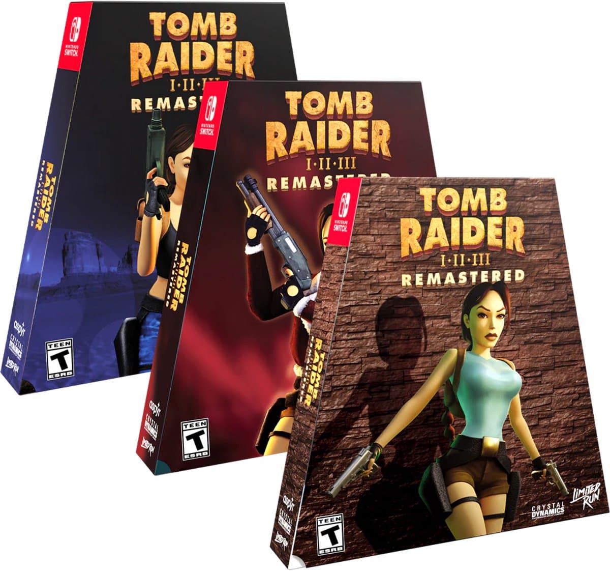 Tomb Raider I-III Remastered Convention Exclusive - Nintendo Switch (Limited Run) — afbeelding 1