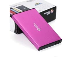 Externe Harde Schijf - Draagbare Opslag - Bestanden Opslaan - Super Speed USB 3.0 - 250 GB - Roze