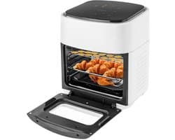 Heteluchtfriteuse - Airfryer Oven - Snel Eten Bereiden - Grote Capaciteit - 15 Liter - Wit